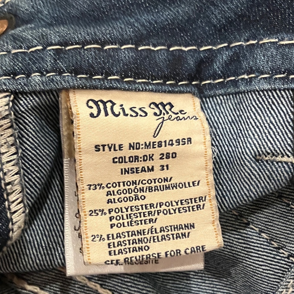 Miss Me Dark Blue Boot Cut Jeans - Picture 9 of 11